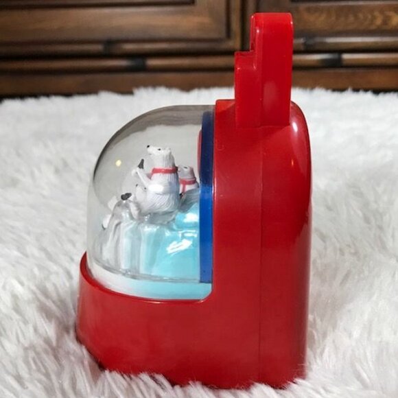 Set of 4 Vintage Coca-Cola Polar Bear Coin Bank + Magnets + Travel Cup with Lid - Picture 4 of 15
